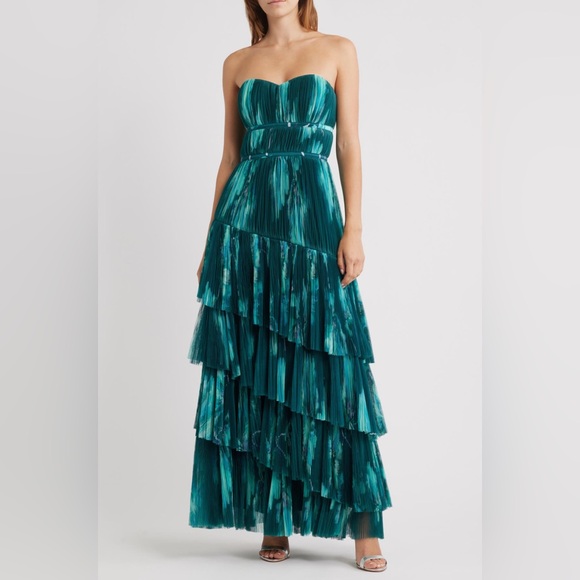Hutch Dresses & Skirts - Hutch - Lanza Gown in Teal Breezy Bloom - NWT - Size 2